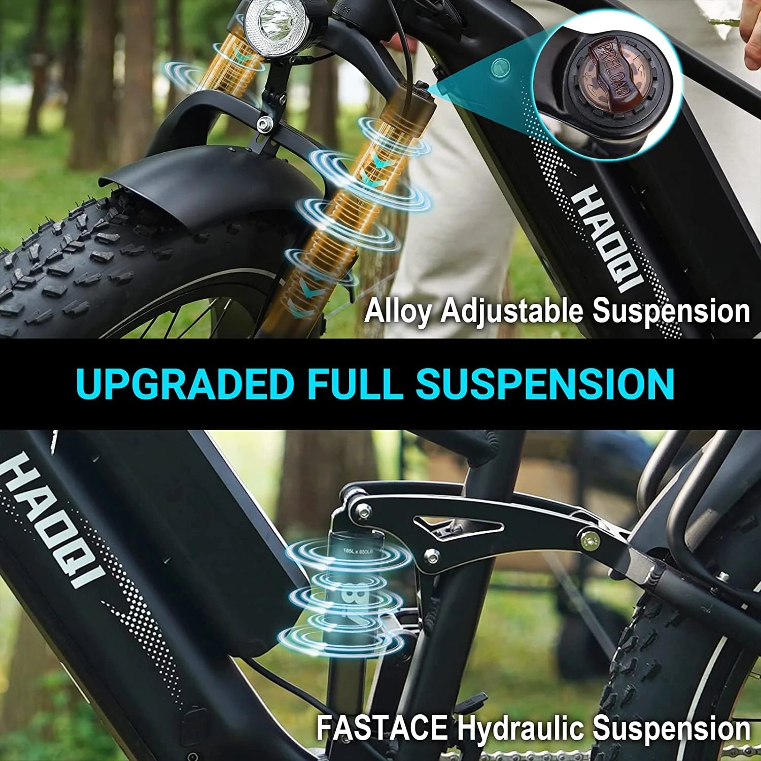 Black Cheetah 26" 7-Speed 4.0 Fat Tire Full Suspension Mountain Bike