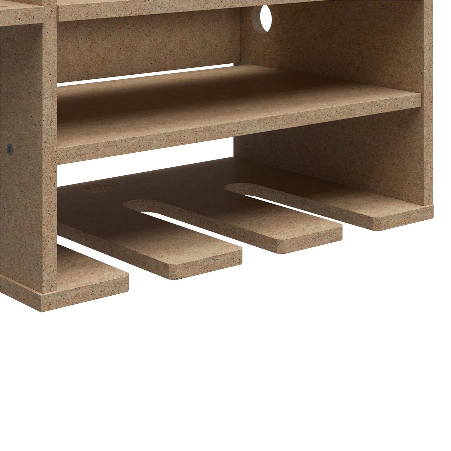 Benford Hanging Wall Mount Tool Organizer, Raw Board