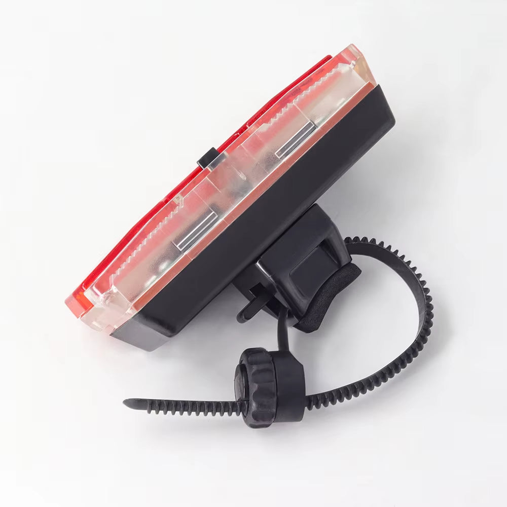 Red Bicycle Rear Light Use 2Pcs AAA Batteries Bike Rear Rack Carrier Light Lamp with Bike Reflector Cycling Bike Lights