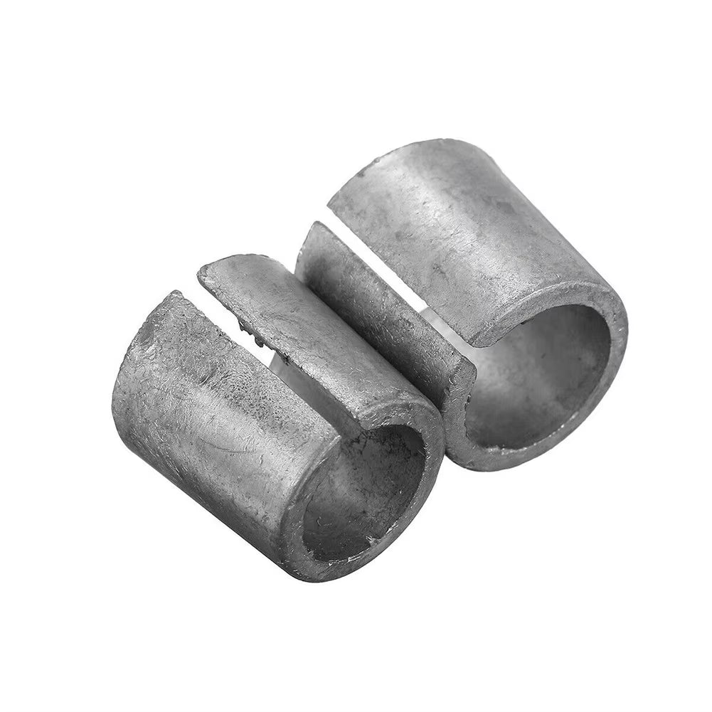2 Pcs Car Battery Post Adaptors Sleeves Car Battery Terminal Converters Post Adaptors Sleeves Positive Negative Repair Shim