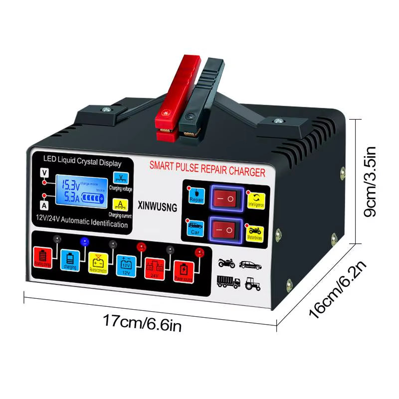 Auto Battery Deep Cycle Battery Charger Starting Battery for Car Motorcycle Versatile Automotive Batteries Car Starter Batteries