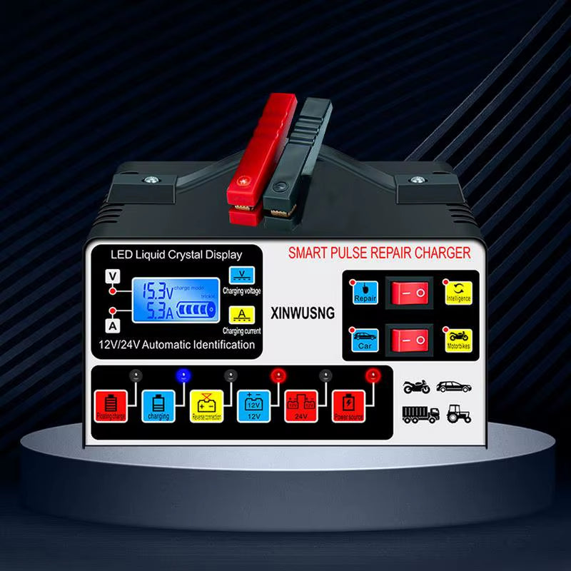 Auto Battery Deep Cycle Battery Charger Starting Battery for Car Motorcycle Versatile Automotive Batteries Car Starter Batteries