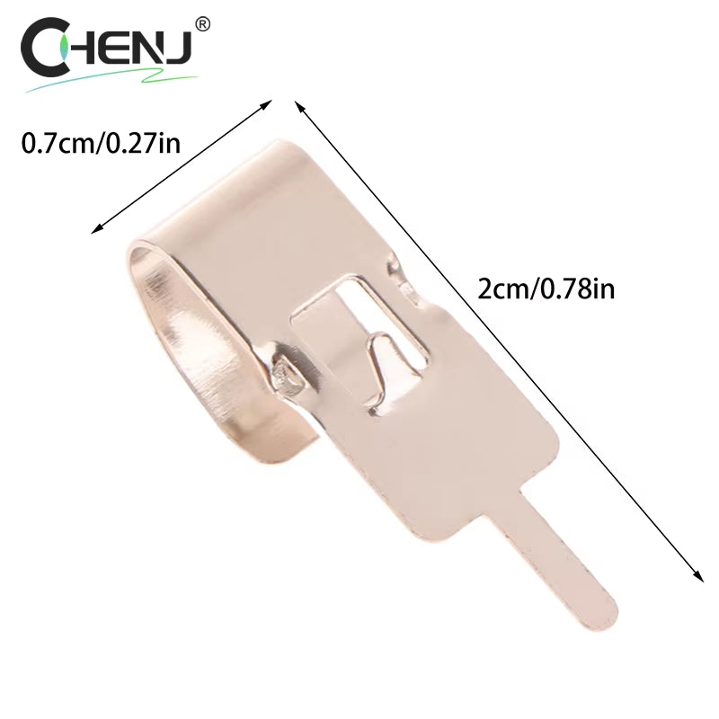 50Pcs/Set Spring Steel 18650 Battery Clip 18650 Battery Holder Battery Contact Battery Insert Accessories