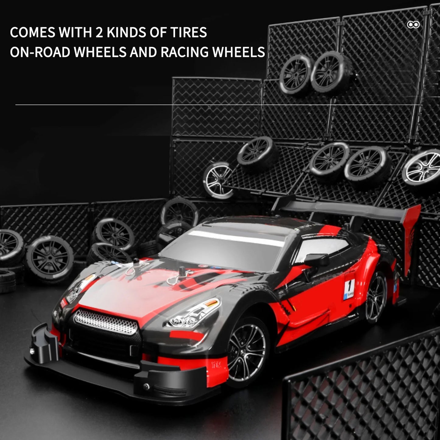 RC Drift Car 1/16 RC Car 2.4Ghz 4WD 40Km/H RC Race Car High Speed Kids Gift RTR