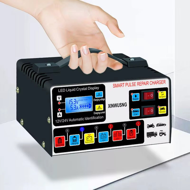 Auto Battery Deep Cycle Battery Charger Starting Battery for Car Motorcycle Versatile Automotive Batteries Car Starter Batteries