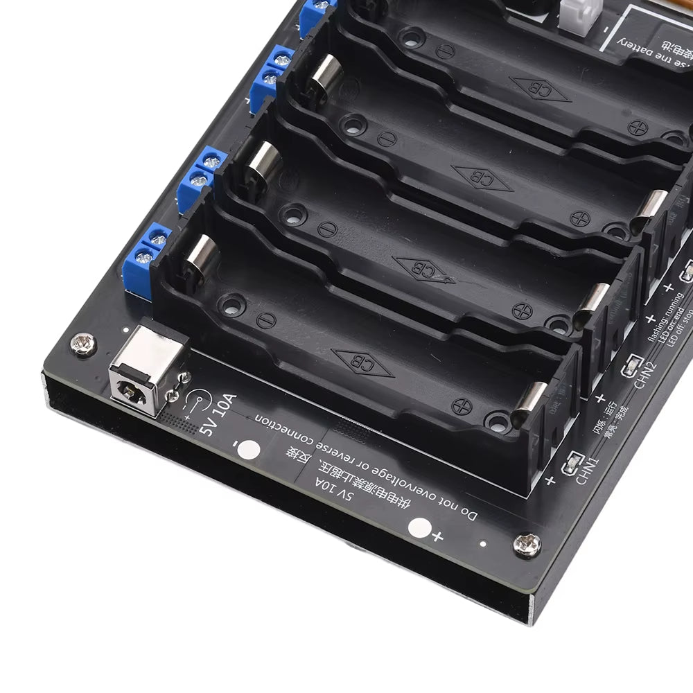 18650 Lithium Battery Capacity Tester Module 8 Channel Battery Tester Type-C Mah Mwh Digital Battery Power Detector Module