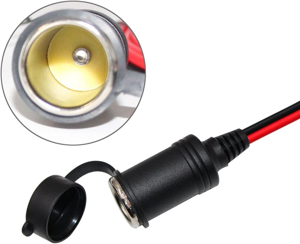 Cigarette Lighter Battery Adapter Female Cigarette Lighter Socket To12V Battery