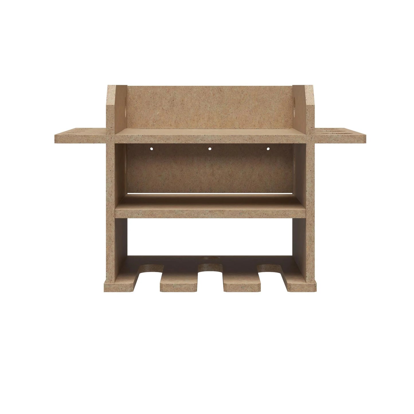 Benford Hanging Wall Mount Tool Organizer, Raw Board
