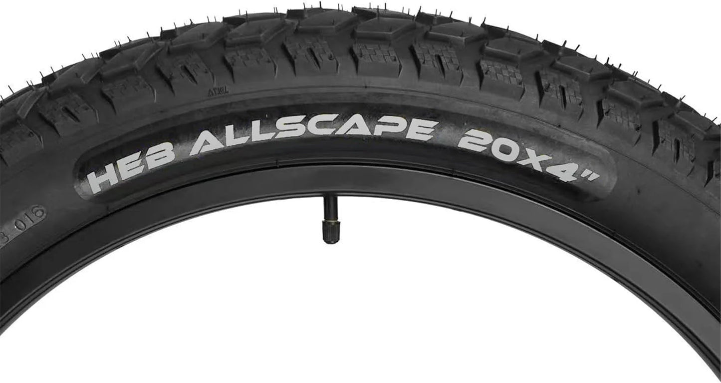 ALLSCAPE 20X4 Fat Tire for E-Bikes, Includes 2 Tires