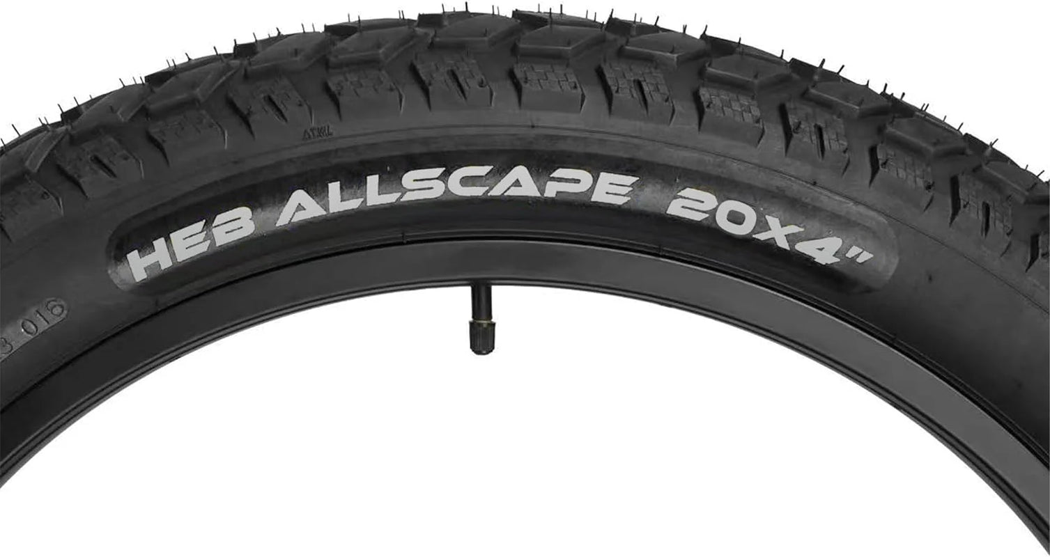ALLSCAPE 20X4 Fat Tire for E-Bikes, Includes 2 Tires