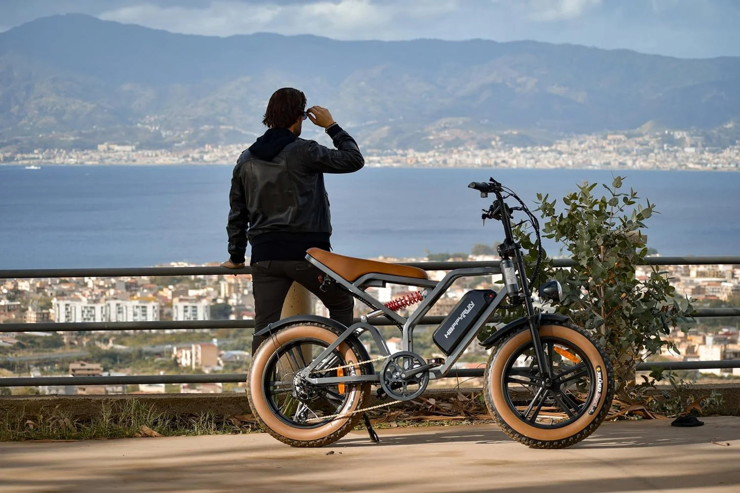 750W Moped Style Electric Bike | Adult Ebikes - 48V 18Ah Battery | 60+ Mile(G60*2)