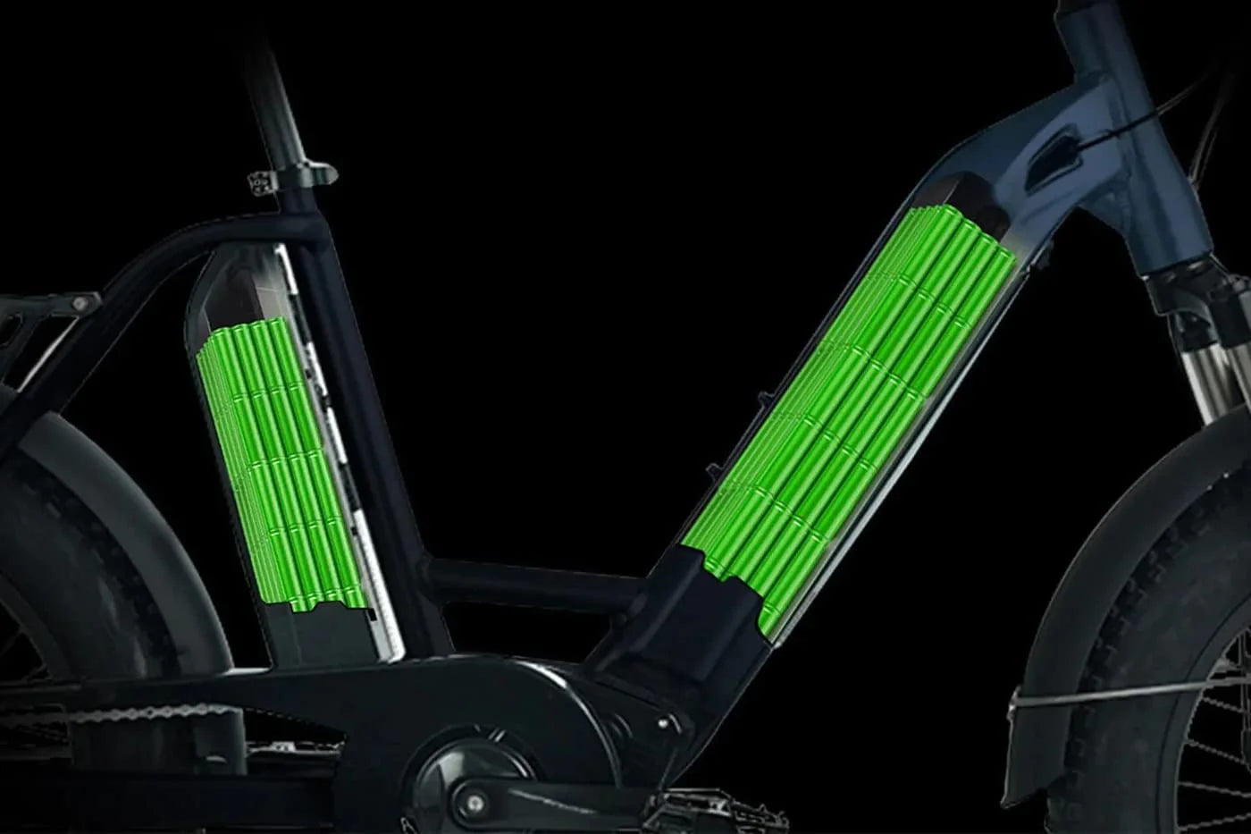 HAOQI Antelope Silver Electric Bike for Adults 48V 25AH Removable Dual Lithium Battery, 500W BAFANG Motor, 20" X 4.0 Fat Tire Step-Thru Ebike up to 28MPH, Shimano 7-Speed