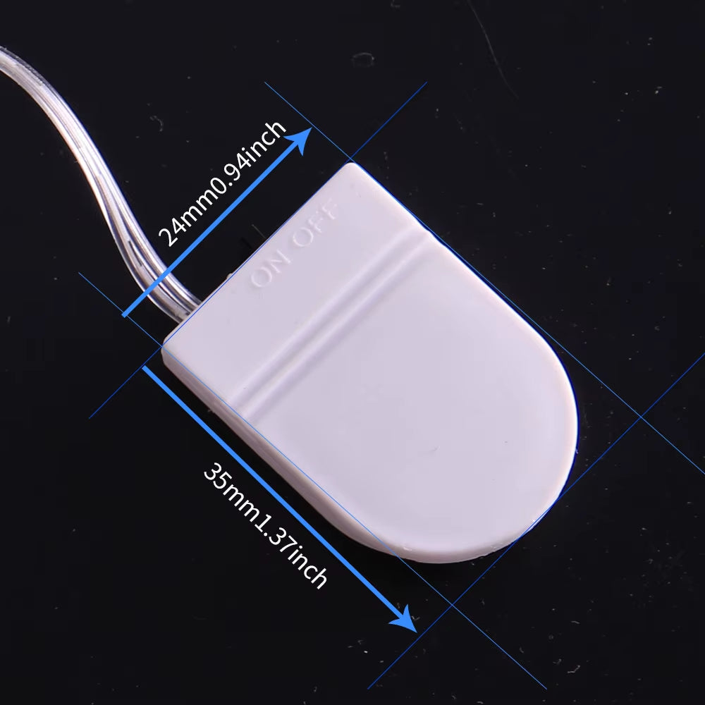 3V Button Battery Box Battery Buckle Belt Switch Train Sand Table Led Light Wiring Model Transformation Material without Battery