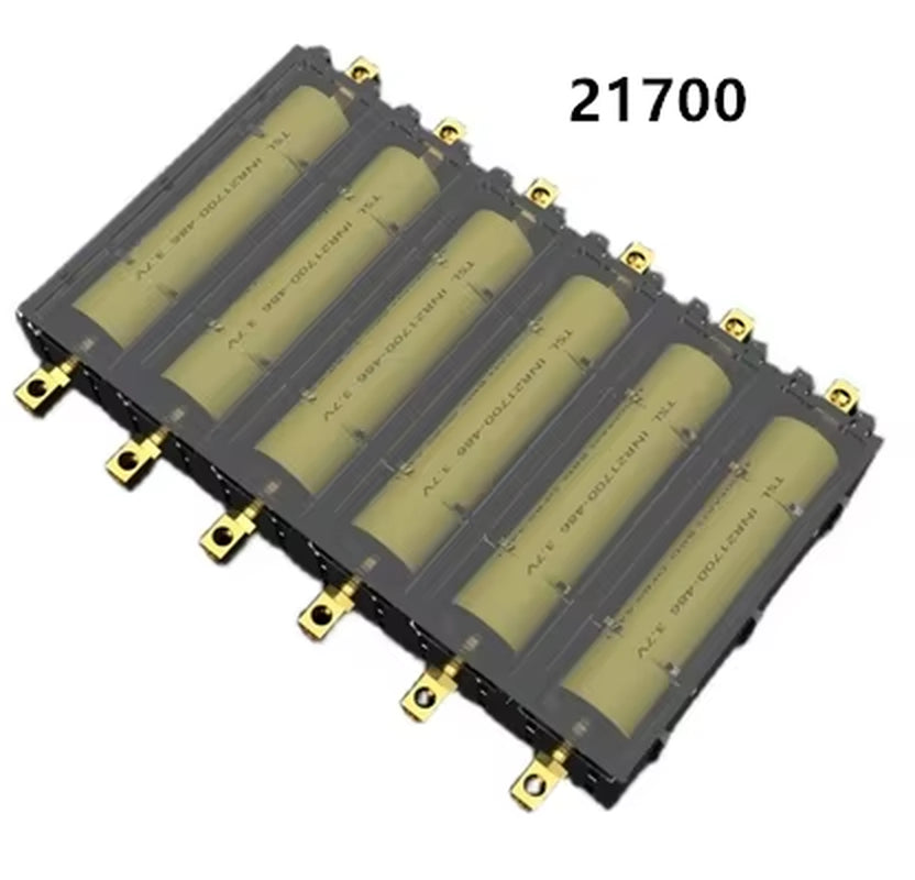 Splicable Battery Slot /21700/18650 Battery Case/Solder-Free Lithium Battery Box Holder Electronic High-Current Copper Pillar