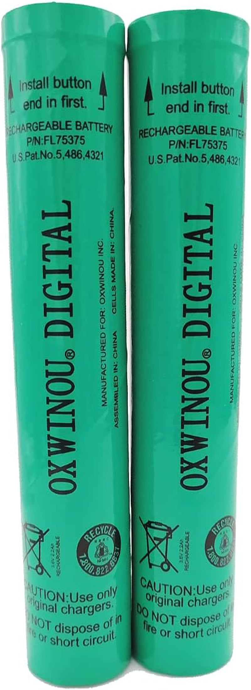 Battery Compatible with Streamlight Stinger Battery 75375 Hp Xt Ds Led Sdfl-C852 3.6V 2.2Ah Battery Stick (Nimh 3.6V 2200Mah) Battery 4-Pack