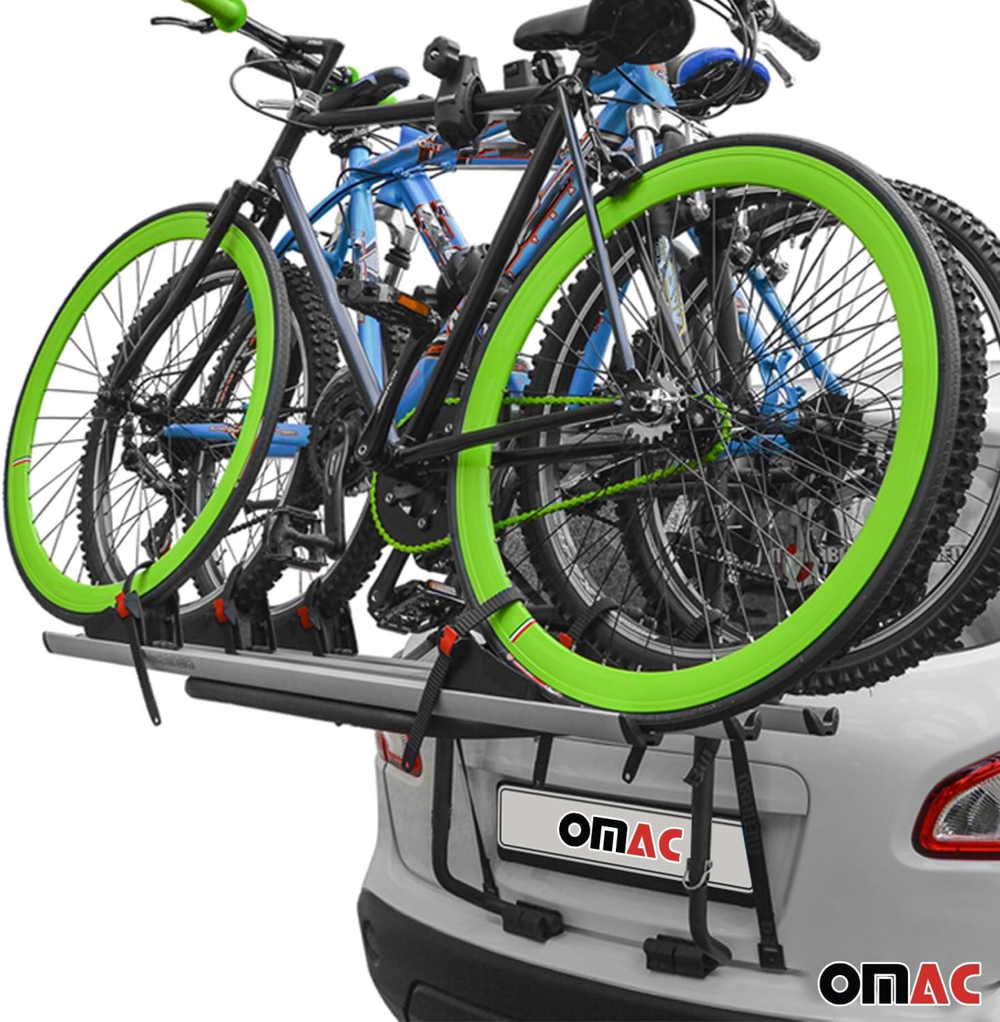 Rear Trunk Mount Bike Rack Bicycle Carrier Aluminium and Steel for 3" Receiver