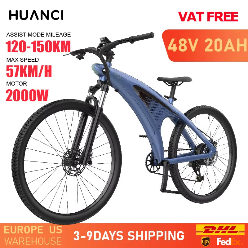 Q5 Ebike 2000W Adults Electric Bikes 48V 20AH 27.5 Inch Off-Road Tire Electric E Bikes Mountain E Bike