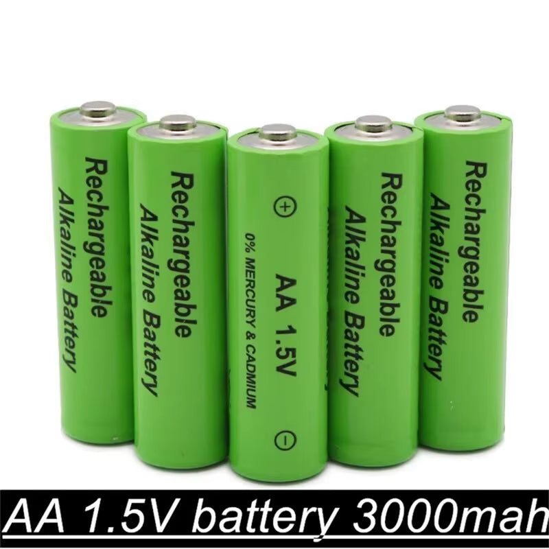 1-20PCS AA 3000MAH 1.5V Premium Battery 1.5V Battery Rechargeable Ni-Mh Rechargeable Battery 2A Baterias for Camera Flashlight