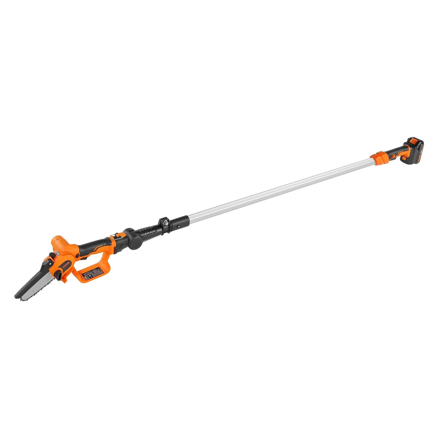 VEVOR 2-In-1 Cordless Pole Saw & Mini Chainsaw, 20V 4Ah Battery Pole Chainsaw, 5 Cutting Capacity 8 Ft Reach Pole Saw for Branch Cutting & Tree Trimming (Battery and Blade Cover Included)
