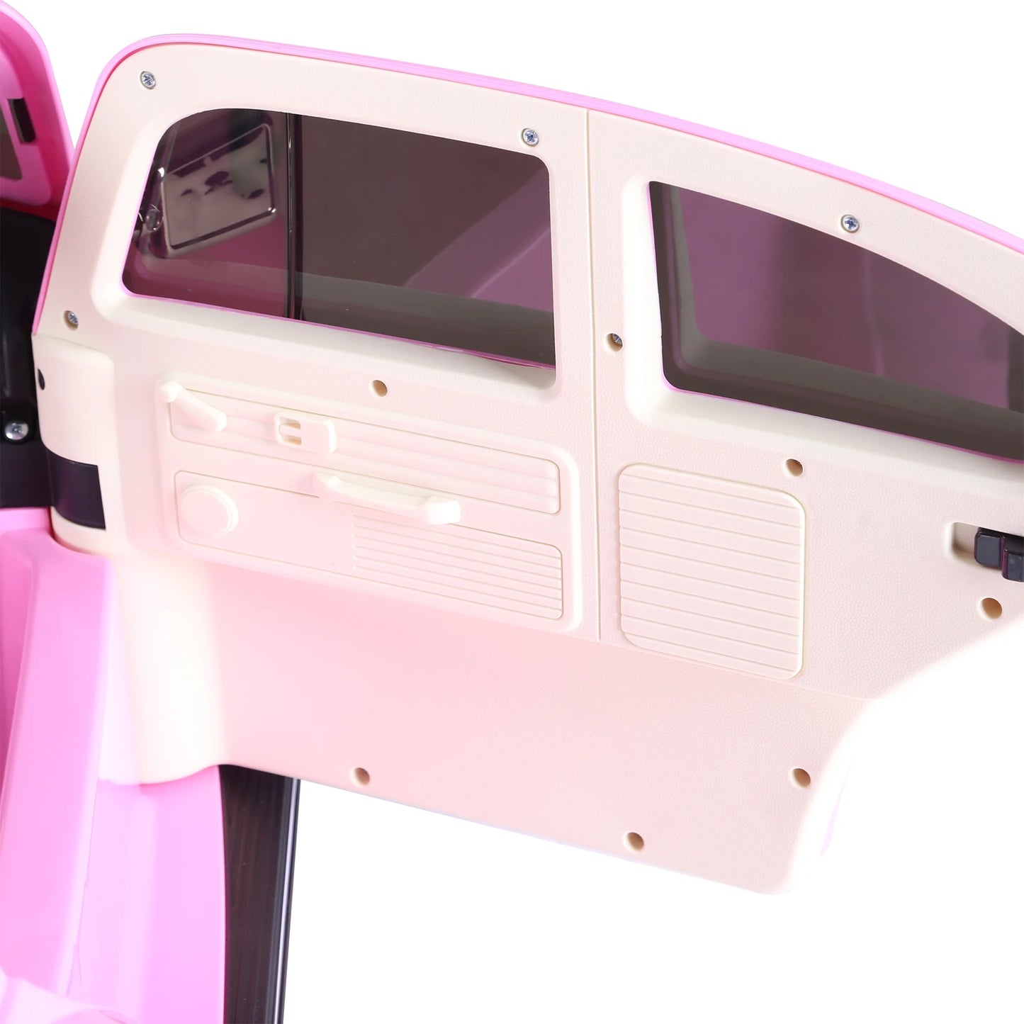 Licensed Volkswagen Beetle Electric Kids Ride-On Car 6V Battery Powered Toy with Remote Control Music Horn Lights MP3 for 3-6 Years Old Pink
