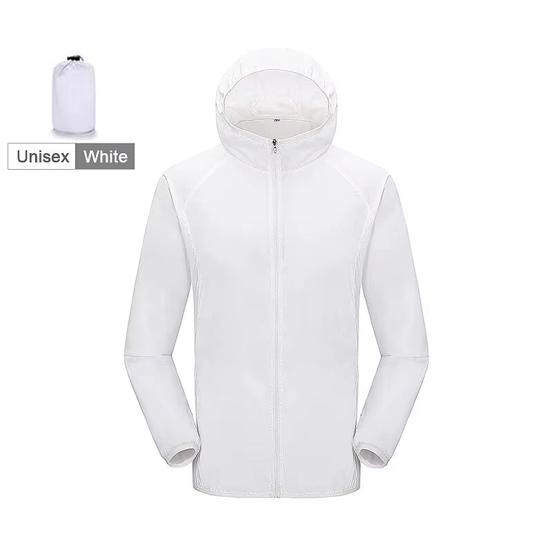 Unisex Hiking Jacket Men Women Waterproof Quick Dry Camping Windbreaker Trekking Fishing Rain Coat Outdoor anti UV Clothes