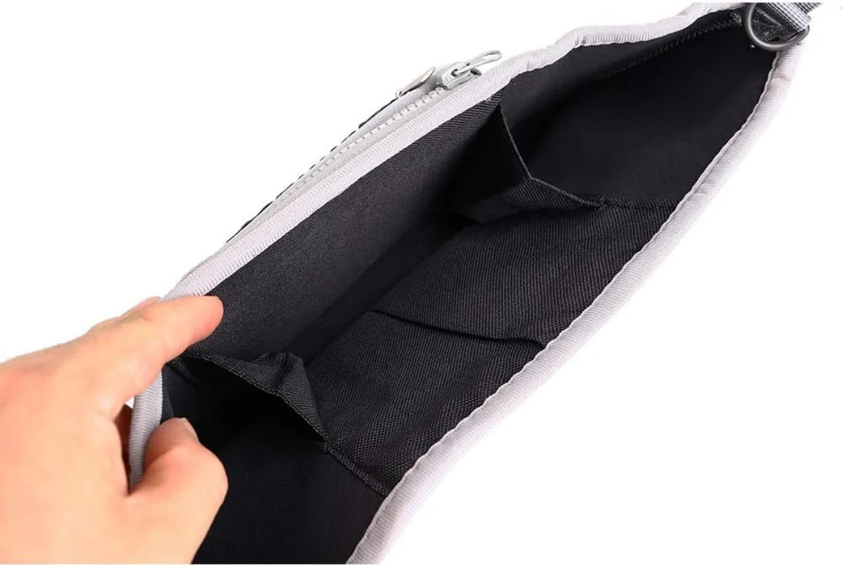 Walker Basket with Cup Holder, Universal Seniors Walker Bag with Large Capacity Storage, Elderly Accessories Pouch for Rollator, Wheelchair, Folding Walkers(Gray)