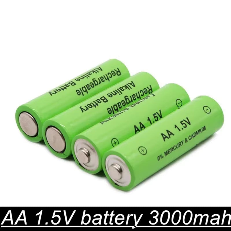 1-20PCS AA 3000MAH 1.5V Premium Battery 1.5V Battery Rechargeable Ni-Mh Rechargeable Battery 2A Baterias for Camera Flashlight