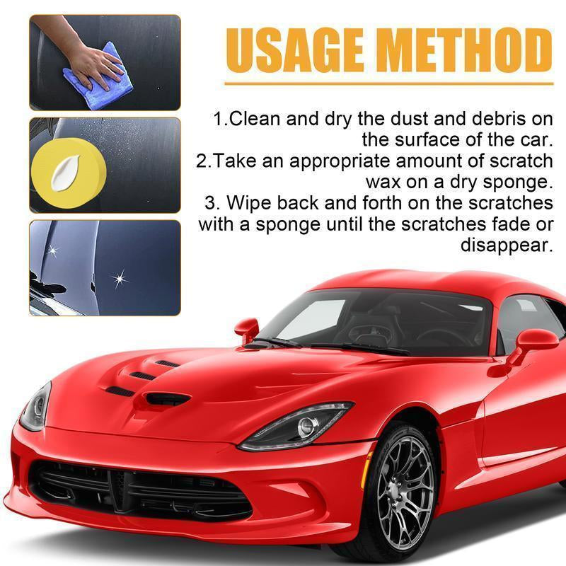 NUAN Premium Car Scratch Removal Wax, 2026 Scratch Repair Kit with Polishing Paste & Wipe