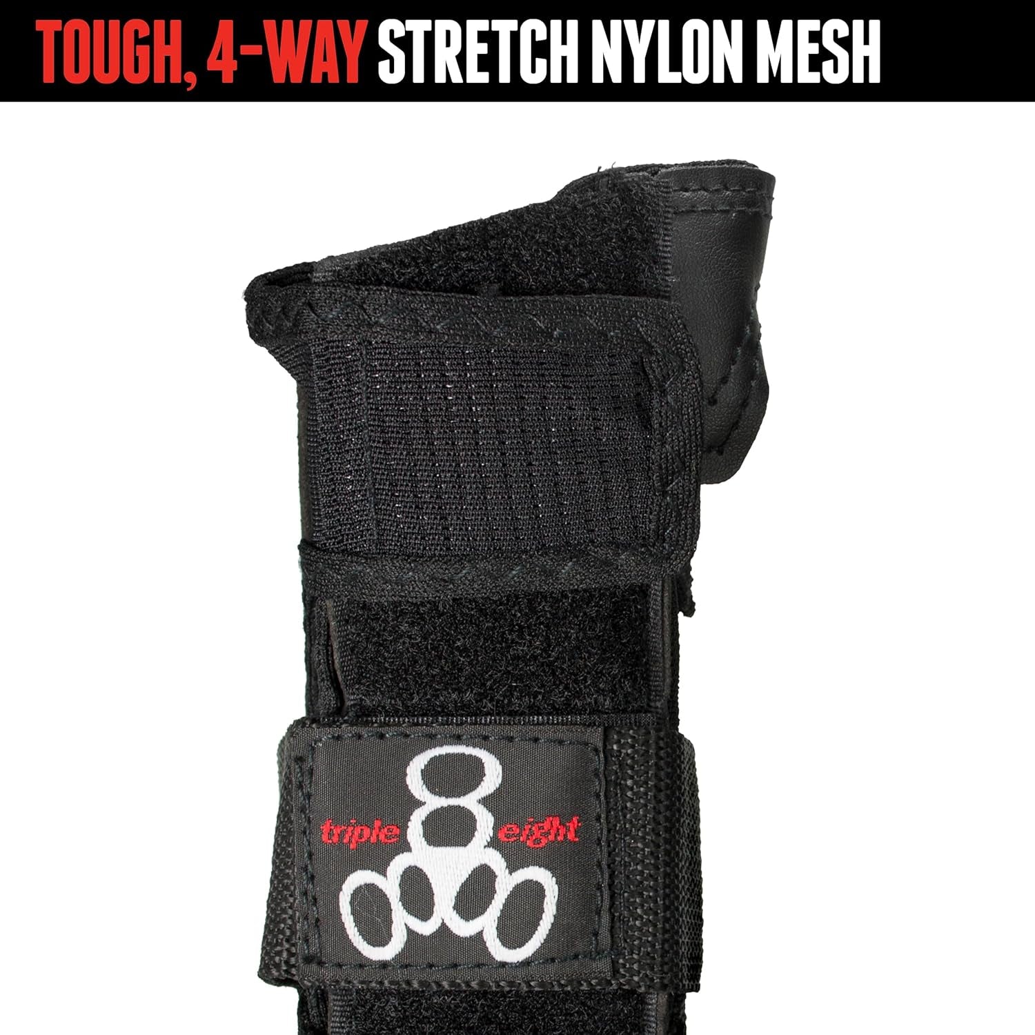 WRISTSAVER Wrist Guards, Black – Ideal for Skateboarding, In-Line Skating, and Roller Skating