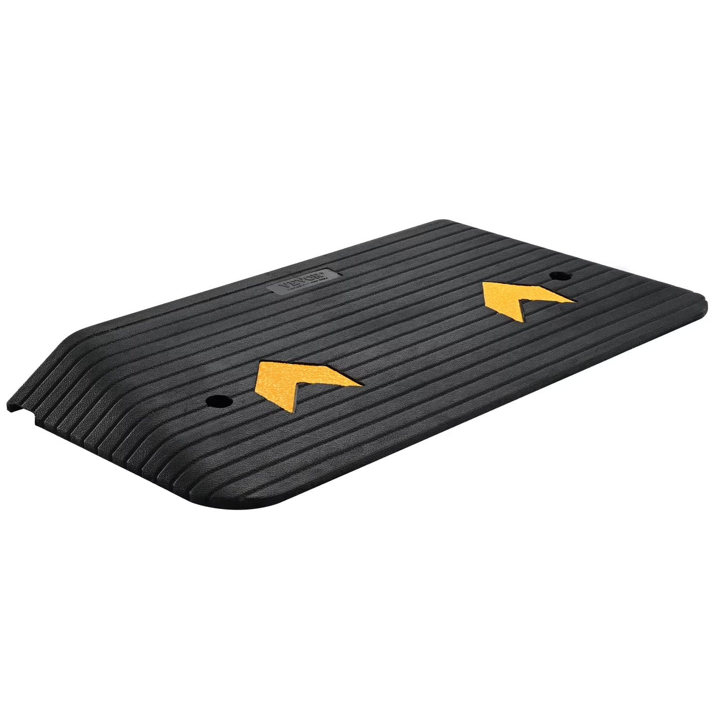 Rubber Threshold Ramp Door Ramp 3" Rise 33069 Lbs Load Rubber Curb Ramp