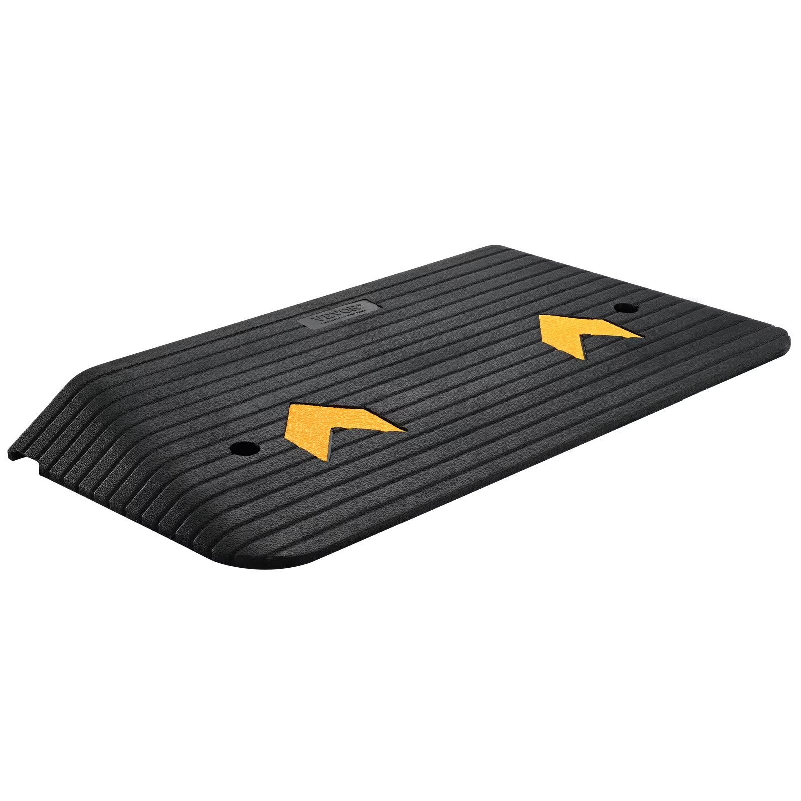 Rubber Threshold Ramp Door Ramp 3" Rise 33069 Lbs Load Rubber Curb Ramp