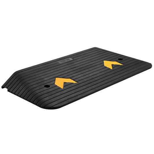 Rubber Threshold Ramp Door Ramp 3" Rise 33069 Lbs Load Rubber Curb Ramp