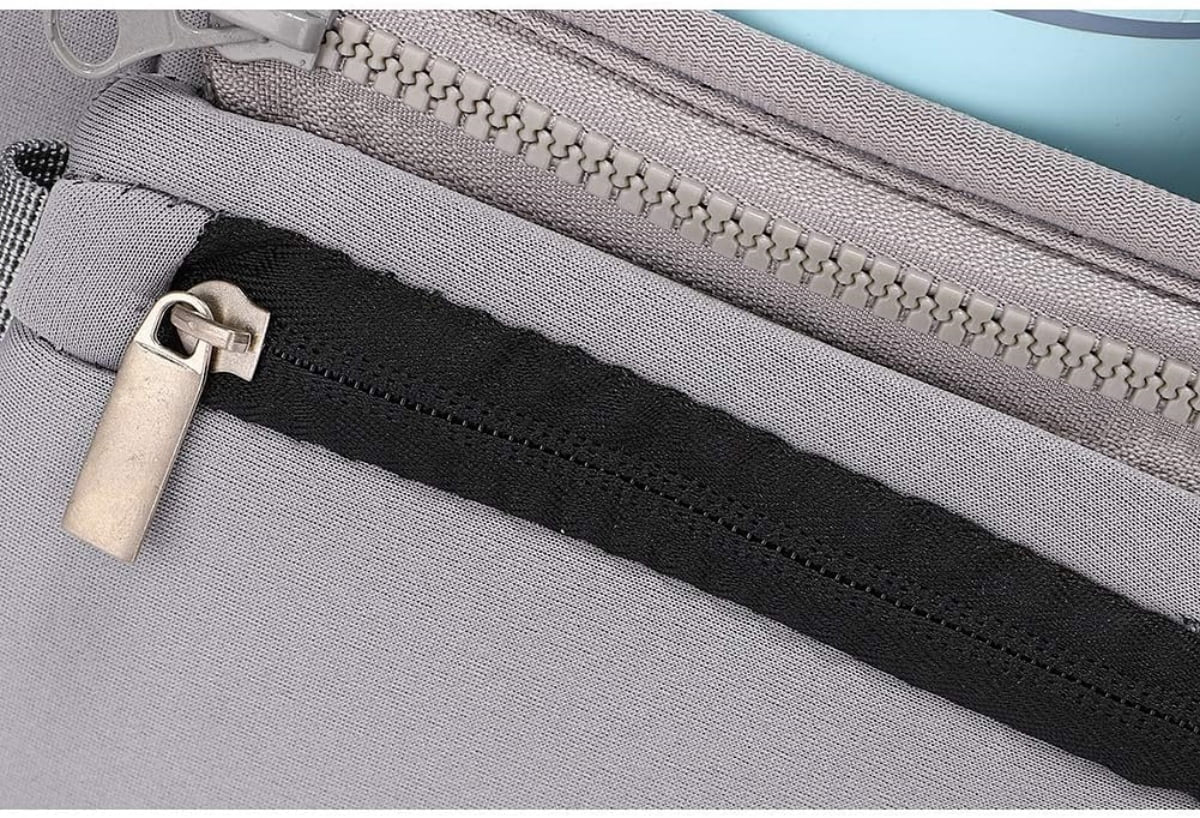 Walker Basket with Cup Holder, Universal Seniors Walker Bag with Large Capacity Storage, Elderly Accessories Pouch for Rollator, Wheelchair, Folding Walkers(Gray)