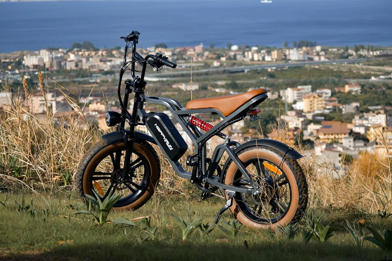 750W Moped Style Electric Bike | Adult Ebikes - 48V 18Ah Battery | 60+ Mile(G60*2)