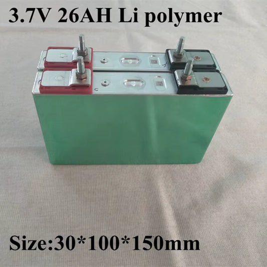 1Pcs 3.7V Li-Polymer Battery 26Ah Lithium Polymer Battery 12V Pack 3.7V Battery for Carregador Portatil Para Celular Hilti 26Ah