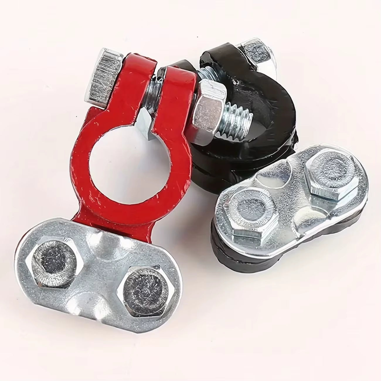 2Pcs Car Battery Terminal Connectors , Car Battery Terminal Positive Negative Battery Connectors for RV Accessories Automotive