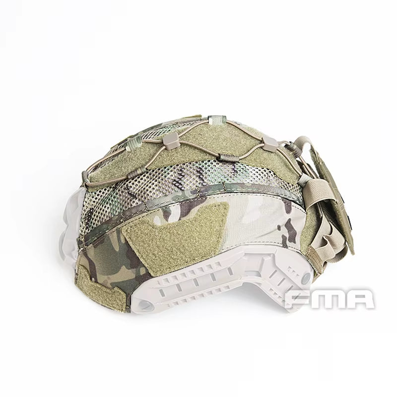 FMA Tactical Maritime Helmet Cover Multifunctional Battery Holder Balanced Pouch Bag BK/DE/MC