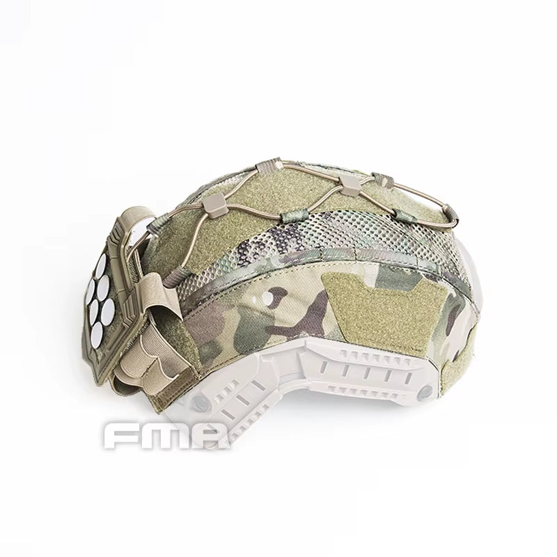 FMA Tactical Maritime Helmet Cover Multifunctional Battery Holder Balanced Pouch Bag BK/DE/MC
