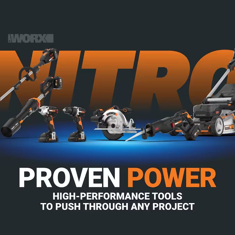 Nitro Power Share 80-Volt, 21-In Self Propelled Walk Mower with (4 X 20-Volt) 5 Ah Batteries
