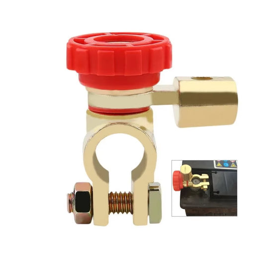 Car Battery Power off Switch Battery Isolator Quick Cut-Off Switch Disconnect Battery Terminal Link Switch Car Truck Accessories