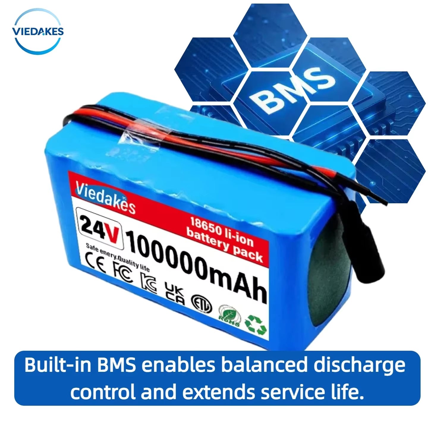 24V 100AH 7S3P Battery High Capacity - Perfect for Disabled Mobility Wheelchairs, Electric Toy Trucks & Commuter Scooters🛍️