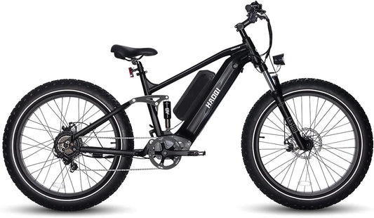 Black Cheetah 26" 7-Speed 4.0 Fat Tire Full Suspension Mountain Bike