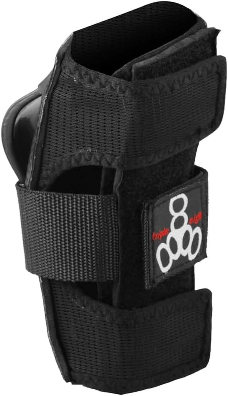 WRISTSAVER Wrist Guards, Black – Ideal for Skateboarding, In-Line Skating, and Roller Skating