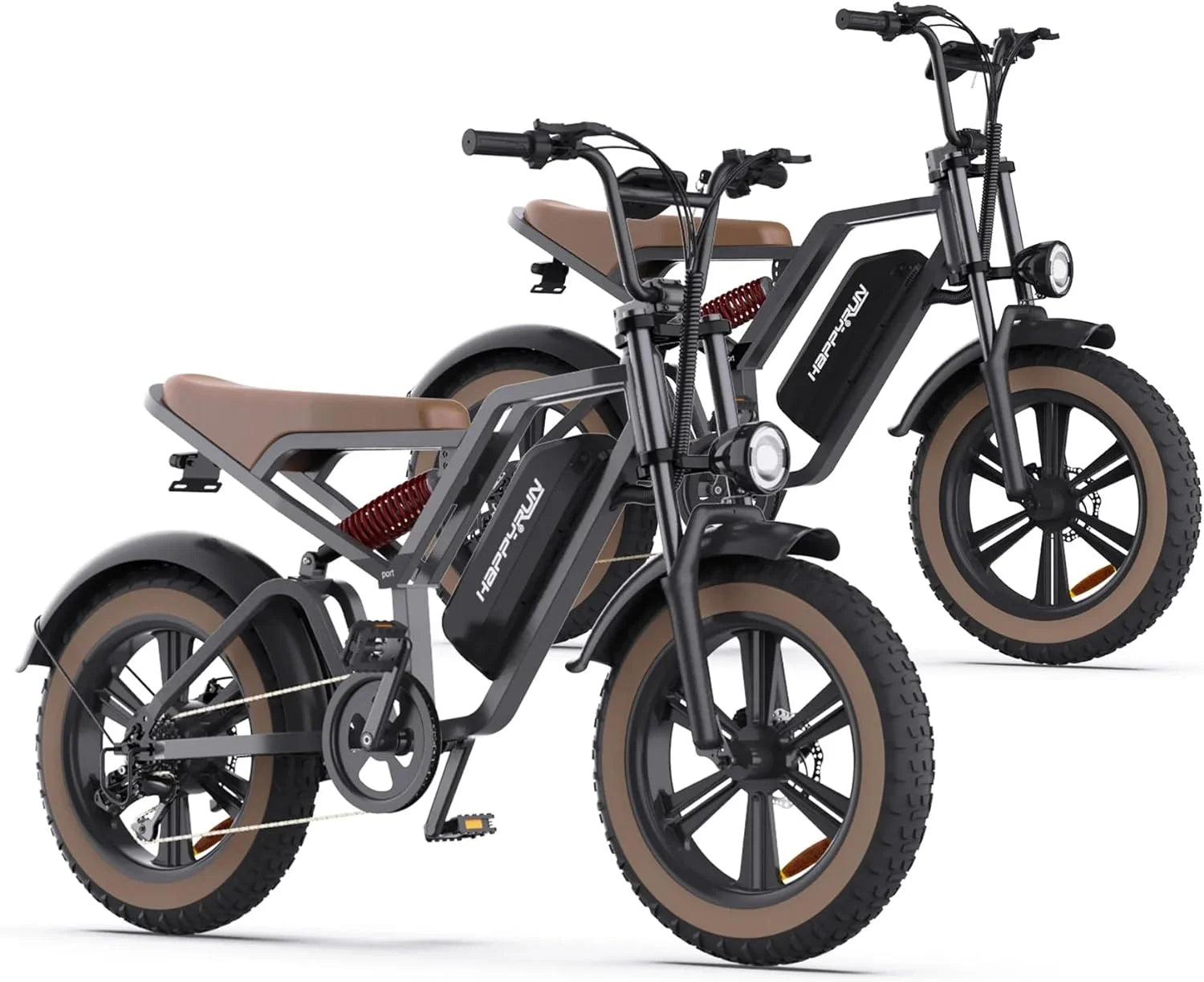 750W Moped Style Electric Bike | Adult Ebikes - 48V 18Ah Battery | 60+ Mile(G60*2)