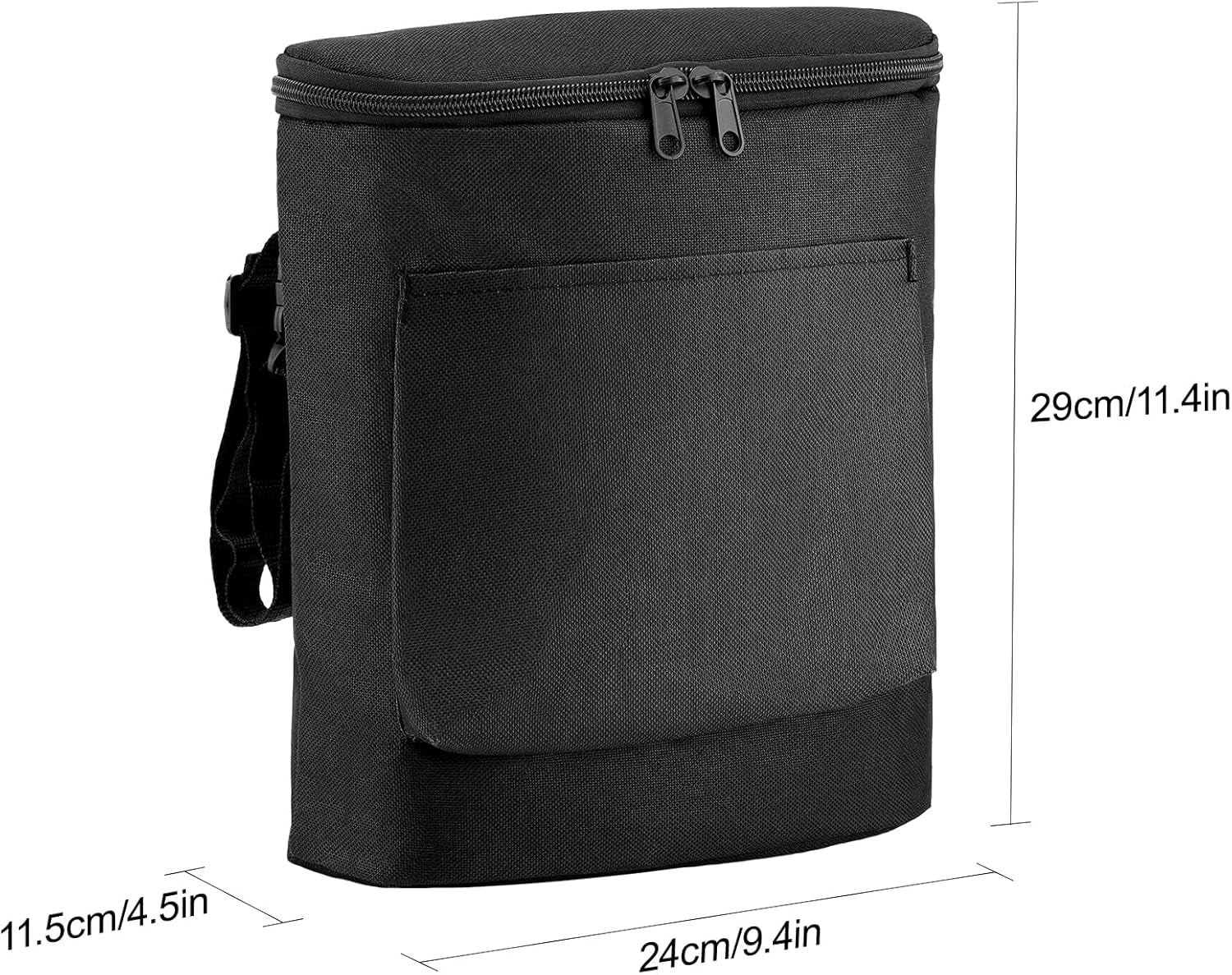 Knee Walker Handlebar Bag Scooter Basket Accessory Wheelchair Rollator Side Bag