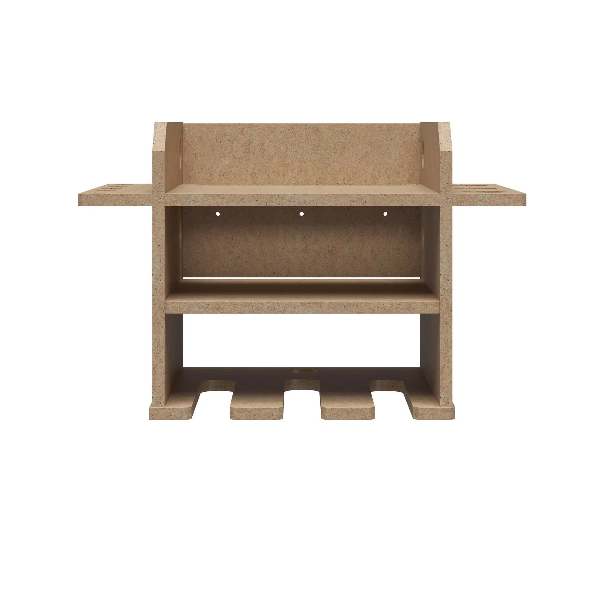 Benford Hanging Wall Mount Tool Organizer, Raw Board