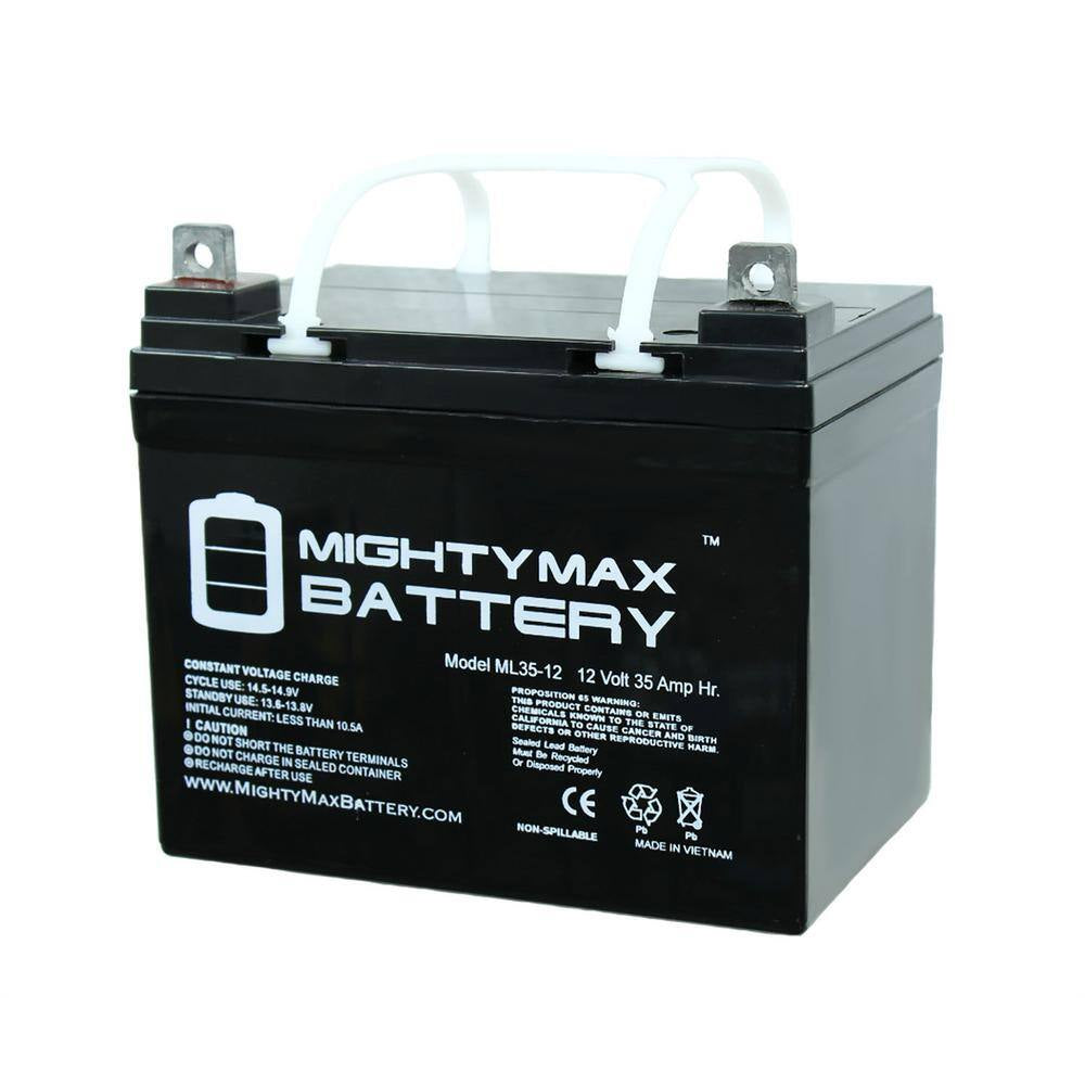 ML35-12 - 12-Volt 35AH Invacare Wheelchairs TRIROLLS 1 Replacement Battery - 2 Pack