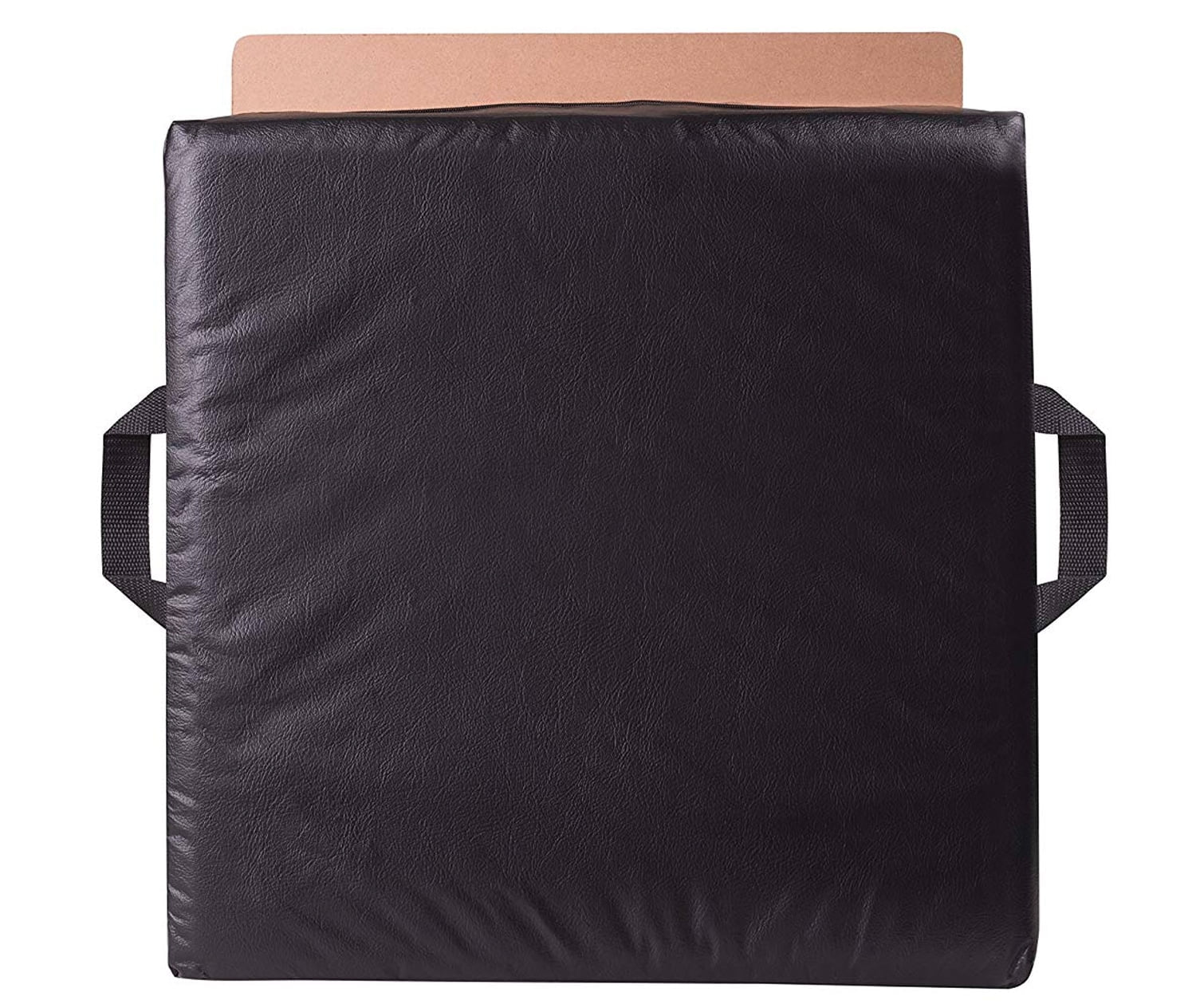 DMI 16" X 16" X 4" Foam Deluxe Seat-Lift Cushion Leatherette Cover Black (513-8884-0200)