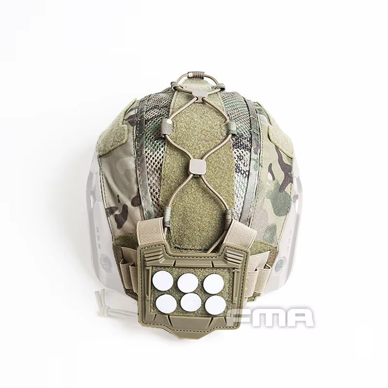 FMA Tactical Maritime Helmet Cover Multifunctional Battery Holder Balanced Pouch Bag BK/DE/MC