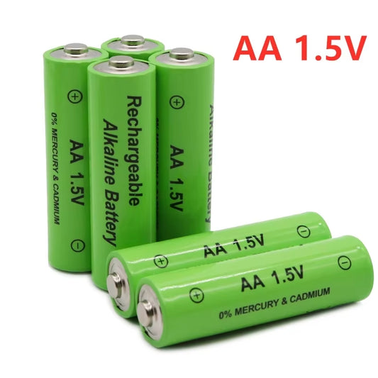 1-20PCS AA 3000MAH 1.5V Premium Battery 1.5V Battery Rechargeable Ni-Mh Rechargeable Battery 2A Baterias for Camera Flashlight